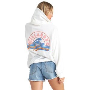 Billabong White surf dreams Sweatshirt Size Small